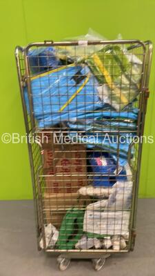 Cage of Mixed Consumables Including Syringes, Bandages and Hoist Slings (Cage Not Included - Out of Date)