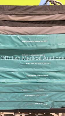 1 x Akron Hydraulic Patient Examination Couch and 9 x Hospital Bed Mattresses - 2