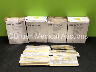 Job Lot of BD Saf-T-Intima Safety System with Y Adapter Catheters *Expire 2025* (Unused)