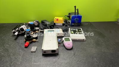 Mixed Lot Including 2 x Oxygen Valves, 1 x Hemochron Signature Elite Reader, 1 x Festo Valve, 1 x Beckman 120k RPM Bolt, 1 x Sauter ASM124 F13 Unit, 1 x pICO Baby Analyzer Unit, 1 x Olympus Model DP20-5 Switch, 1 x Stryker REF 0240-031-004 PLower Supply a