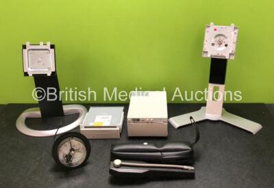 Mixed Lot Including 1 x Halogen Leak Detector in Case, 2 x Dell Monitor Stands, 1 x Plextor CD Writer from Aplio Xgi and 1 x Sony UP-D897 Digital Graphic Printer from Aplio Xgi