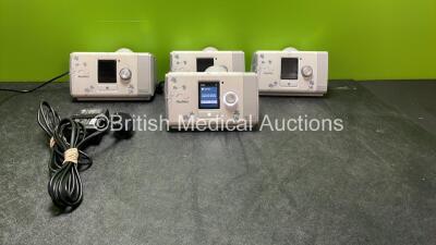 4 x ResMed Airsense 10 Autoset For Her CPAP Units with 2 x AC Power Supplies (All Power Up, 1 with Missing Side Cover-See Photo) *SN 22191213151, 22182064682, 22181499987, 22211053143*