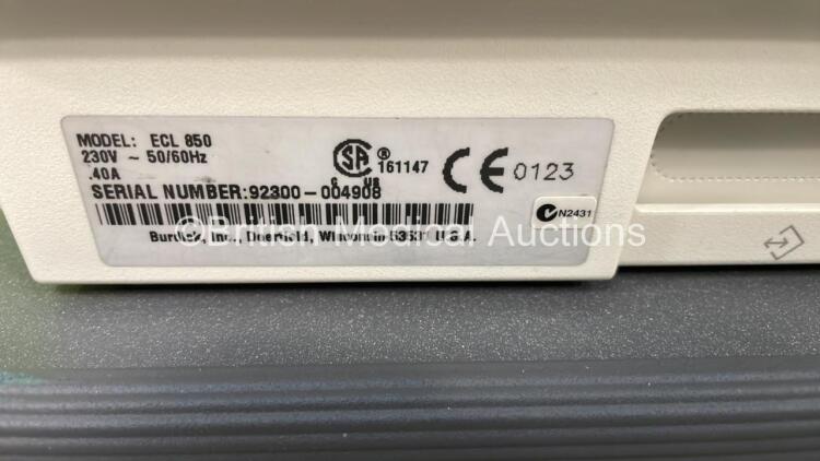 Spacelabs Burdick Eclipse 850 ECG Machine on Stand with 10 Lead ECG ...