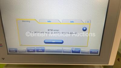 2 x Fresenius Medical Care 5008 CorDiax Dialysis Machines Software Version V4.50 - Running Hours 24274 / 24162 with Hoses (Both Power Up with BTM Errors) - 5