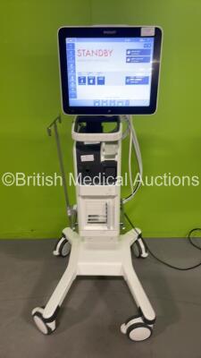 Maquet Servo U Ventilator System Ref 6694800 Version 4.4 Software Version 4.4.078 - Total Operating Time 1553 Hours - Total Ventilator Time 8026 Hours with Hoses (Powers Up) *S/N 24434*