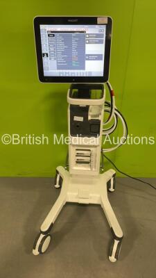 Maquet Servo U Ventilator System Ref 6694800 Version 4.1 Software Version 4.1.0.1 - Total Operating Time 63587 Hours - Total Ventilator Time 35855 Hours with Hoses (Powers Up) *S/N 20038 *