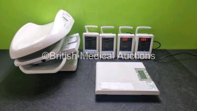 Mixed Lot Including 4 x Datascope Duo Patient Monitors (All Power Up with Error) 3 x Marsden Baby Weighing Scales and 1 x Marsden Weighing Scales