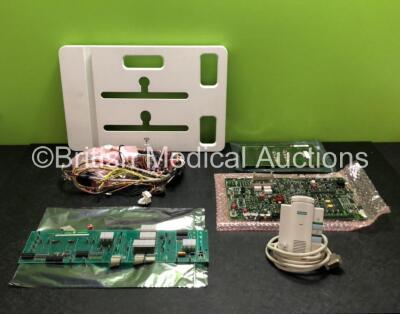 Job Lot of Siemens Parts Including 1 x Baseplate, 3 x Circuit Boards, 1 x Control Console and Harness Cables