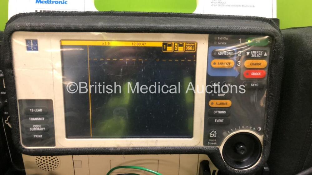 Medtronic Physio Control Lifepak 12 12-Lead Biphasic Defibrillator ...
