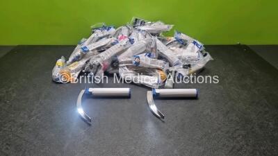 Job Lot of Laryngoscope Blades and Handles