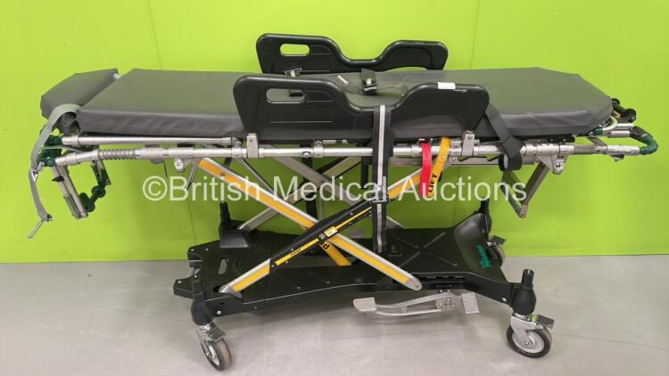 Ferno Pegasus Ambulance Stretcher with Mattresses (Hydraulics Tested Working) *S/N PEG4035*