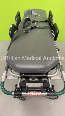 Ferno Pegasus Ambulance Stretcher with Mattresses (Hydraulics Tested Working) *S/N PEG4035* - 3