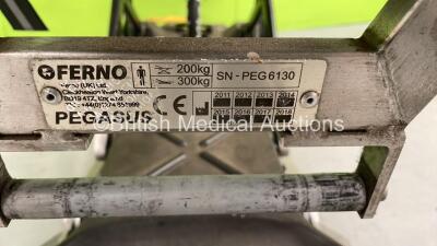 Ferno Pegasus Ambulance Stretcher with Mattresses (Hydraulics Tested Working) *S/N PEG6130* - 5