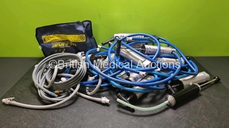 Job Lot Including 18 x Hand Pumps for Hartwell Medical Evac-U-Splint, 2 x Mangar ELK Remotes For ELK Mangar Emergency Lifting Cushion and 2 x Hartwell Medical Evac - U - Splints