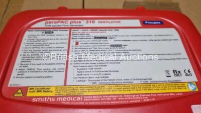 ParaPAC Plus 310 Transport Ventilator (MRI Compatible) with Hose and 20 x Single Limb Circuits For ParaPAC Plus Ventilators (Expires 12 / 23) *SN - 3