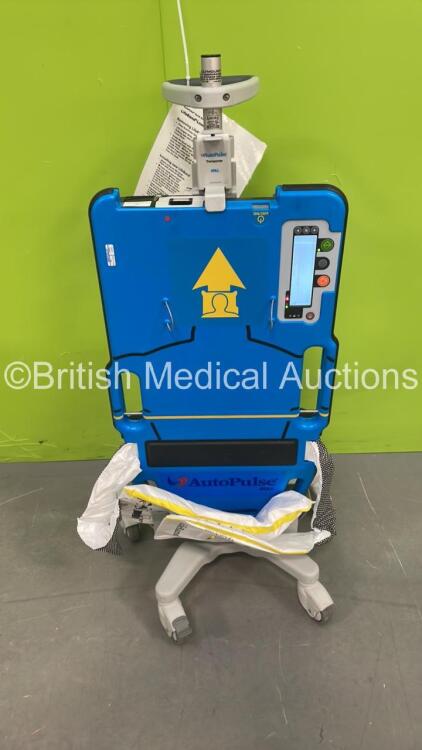 Zoll Autopulse Resuscitation System Model 100 on Stand with Battery and LifeBand (Powers Up) *20278*