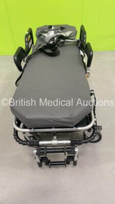 Ferno Harrier XL Ambulance Stretcher with Mattress (Unable to Power Test Due to No Battery) *S/N HXL1052* - 2