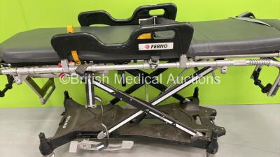 Ferno Pegasus Ambulance Stretcher with Mattresses (Hydraulics Tested Working) *S/N PEG6592* - 4