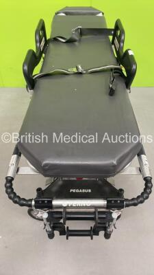 Ferno Pegasus Ambulance Stretcher with Mattress (Hydraulics Tested Working) *S/N PEG6573* - 3