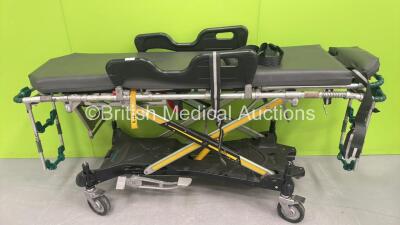 Ferno Pegasus Ambulance Stretcher with Mattress (Hydraulics Tested Working) *S/N PEG3823*