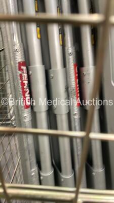 Cage of 10 Aluminium Scoop Stretchers (Cage Not Included) - 4