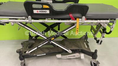 Ferno Pegasus Ambulance Stretcher with Mattresses (Hydraulics Tested Working) *S/N PEG6217* - 5