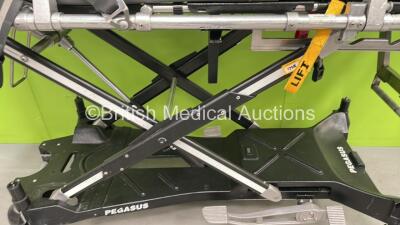 Ferno Pegasus Ambulance Stretcher with Mattresses (Hydraulics Tested Working) *S/N PEG5339* - 2