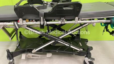 Ferno Pegasus Ambulance Stretcher with Mattresses (Hydraulics Tested Working) *S/N PEG4786* - 3