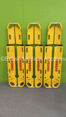 3 x Ferno EXL Scoop Stretchers