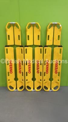 3 x Ferno EXL Scoop Stretchers