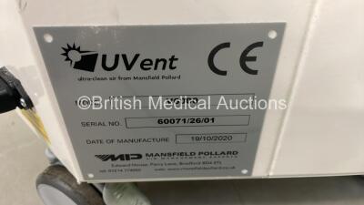 Mansfield Pollard EVent v6000 Air Sterilisation Unit (Powers Up) - 3