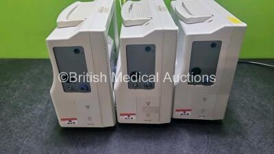 3 x Mindray MEC-1000 Patient Monitors Including ECG, NIBP, SpO2 and T1 Options (All Power Up) *SN AQ-76101223 / AQ-76101225 / AQ-1C164634* - 5