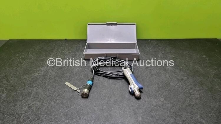 Medtronic XOMED M4 REF 1898200T Straight Shot Microdebrider Handpiece in Case *SN 10084*