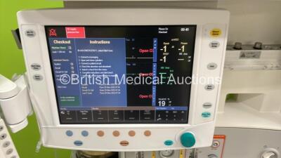 Datex-Ohmeda S/5 Avance Anaesthesia Machine Software Version 5.00 with Datex-Ohmeda Monitor, Datex-Ohmeda Module Rack, E-PRESTN Multiparameter Module with SPO2, T1/T2, P1/P2, NIBP and ECG Options, E-CAiOV Gas Module with Spirometry Options and D-Fend Wate - 3