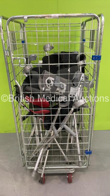 Cage of Crutches and Boots (Cage Not Included)