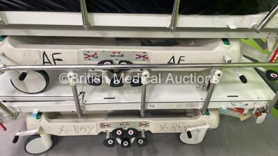 2 x Huntleigh Lifeguard Patient Trolleys with 1 x Mattress (Hydraulics Tested Working) - 5