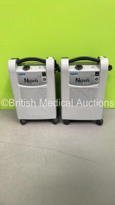 2 x Nidek Nuvo Lite 3 Mark 5 Oxygen Concentrators (Both Power Up)