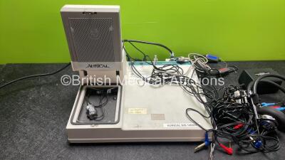 Madsen Aurical Hi Pro Audiometer with Headphones and Accessories (Powers Up) *SN 146959* - 2