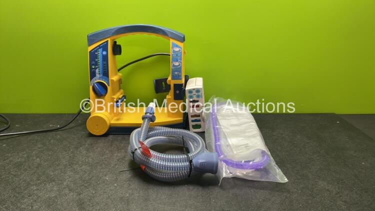 Mixed Lot Including 1 x LSU Suction Unit (Powers Up with Missing Cup-See Photo) 1 x GE Type E-PSMP-00 Module Including ECG, SpO2, T1, T2, P1, P2 and NIBP Options, 1 x Armstrong Medical Ventilator Circuit and 1 x Fisher & Paykel Breathing Tube *SN 78181072
