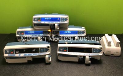 Mixed Lot Including 5 x CareFusion Alaris GH Guardrails Plus Syringe Pumps (3 x Power Up, 2 x Spares and Repairs) and 1 x Verathon Bladderscan Bladder Scanner Charger with 2 x Batteries (Powers Up)