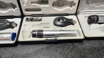 4 x Keeler Otoscopes In Cases - 4