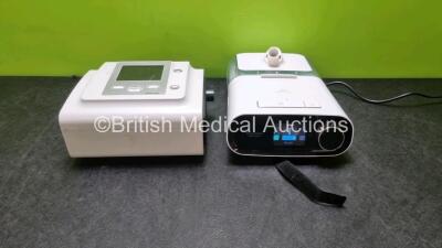 Job Lot Including 1 x Philips Respironics BiPAP A40 Unit Software Version 3.6 with 1 x Power Supply (Powers Up) and 1 x Philips Respironics Dreamstation BiPAP AVAPS with 1 x Humidifier Chamber and 1 x Power Supply (Powers Up) *SN V23572552026D / H19021118