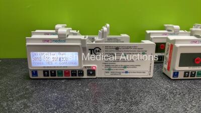 4 x CME Medical Syringe Pumps (All Power Up, 3 with Calibration Messages-See Photo) *SN S36845, S37084, S37562,S88860* - 2