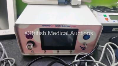 Mixed Lot Including 1 x Fisher & Paykel Airvo 2 Humidifier, 1 x Gastro CH ECK Gastrolyzer. 1 x GE CDA19T Patient Monitor with Stand (Damaged Stand - See Photo), 1 x Carefusion Alaris Plus GH Syringe Pump, 2 x Diathermy Forceps, 1 x Conmed Footswitch and - 4