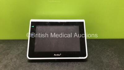 Ambu aView Ref- 405001000 Monitor (Untested Due to No Power Supply, Damage to Casing - See Photos) *SN AM15600159*