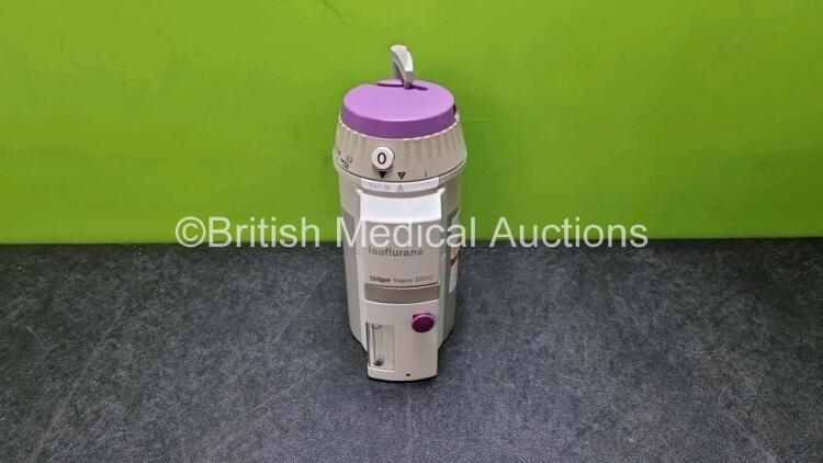 Drager Isoflurane Vapor 2000 Vaporizer *SN ARSM0573* (Slight Damage to Casing - See Photo)