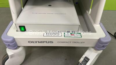 Olympus Stack Trolley with Advan Monitor, Olympus CV-170 Surgical Imaging Platform, Olympus OTV-S7H Camera Head (Showing Error E311)and Sony UP-25MD Colour Video Printer (Powers Up) - 8