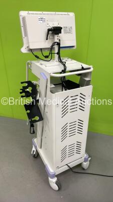 Olympus Stack Trolley with Advan Monitor, Olympus CV-170 Surgical Imaging Platform, Olympus OTV-S7H Camera Head (Showing Error E311)and Sony UP-25MD Colour Video Printer (Powers Up) - 9