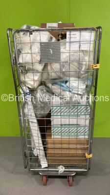 Large Quantity of Consumable Including Arthroscopy GoFlo Tube Sets, 3M Steri-Drapes and Allen Head Restraints (Cage Not Included)