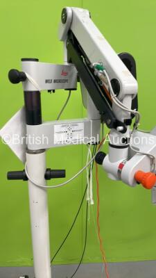 Leica M680 Dual Operated Surgical Microscope with 4 x 10x/21B Eyepieces, 2 x 10x/21 Eyepieces, Wild 445597 f=200mm Lens and 2 x Footswitches (Powers Up with Good Bulb) *060695005* - 6